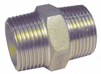 3/8 RF SEXKANTNIPPEL