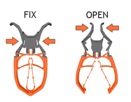 6-P FIXCLIP VIT/ORANGE